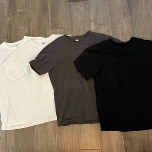 Uniqlo U Crew Neck Short Sleeve T-Shirt 4 Pack size L